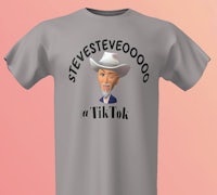 steve woood on tito t-shirt